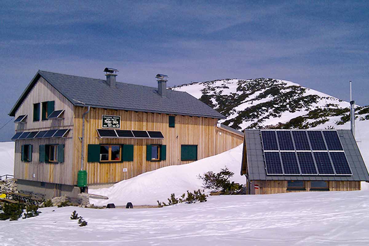 Stromversorgung (Insellösung) Rieder Hütte